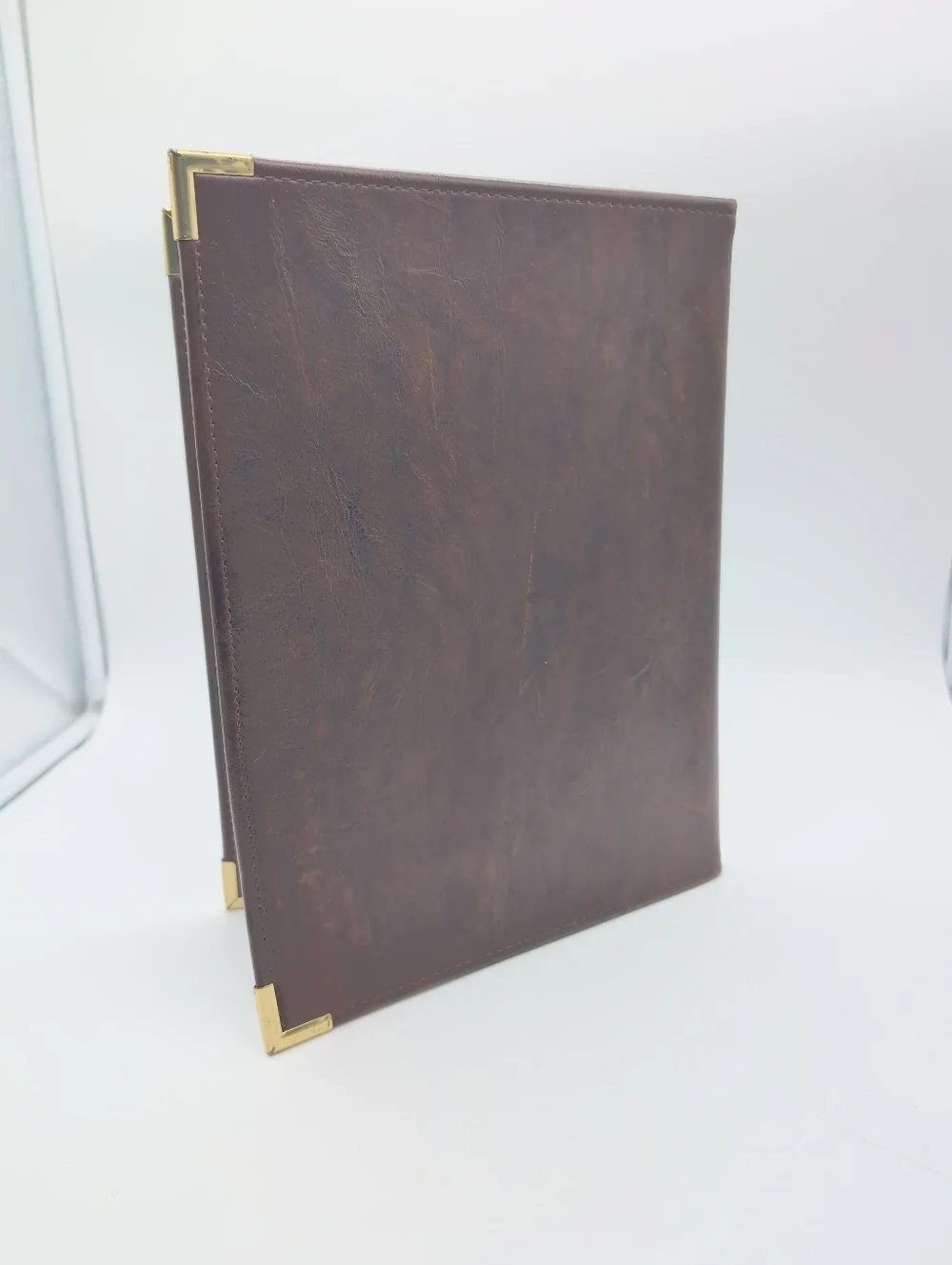 Vintage General Automation Brown  Document Folder Portfolio Set Karl H Lederer